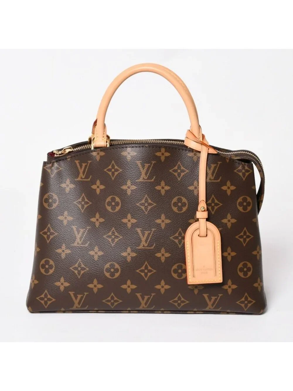 Louis Vuitton Petit Palais PM 2-Way Bag Monogram Brown Gold